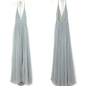 Fame & Partners Moonlight Maxi Halter Dress